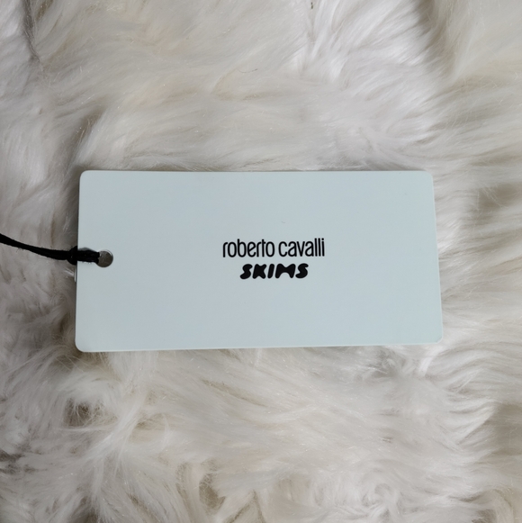 Cavalli x Skims Fagianella Print Dipped Mid Coverage Bottom X-Small Women. NWT. - Picture 5 of 5